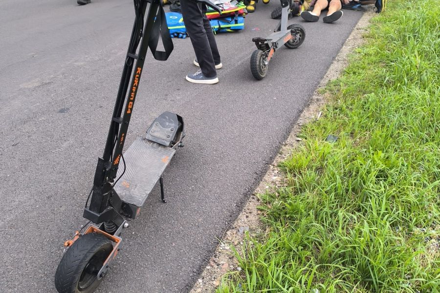 Dwie nastolatki poważnie ranne po wypadku na hulajnodze. Policja: tego zdarzenia można było uniknąć!